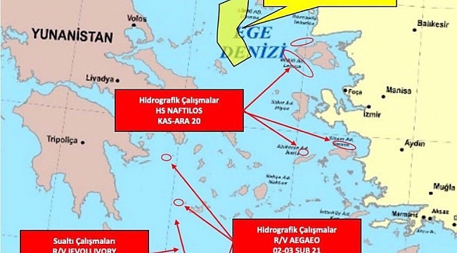 Yunanistan'ın Ege'de gerginliği tırmandıran faaliyetleri devam ediyor