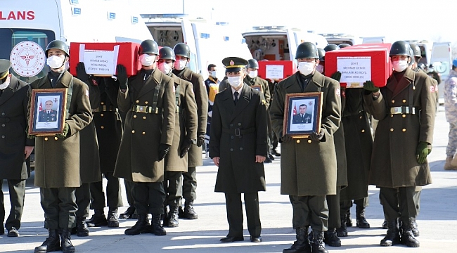11 şehit Elazığ'dan törenle uğurlanıyor