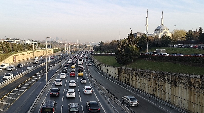 15 Temmuz Şehitler Köprüsü'nde trafik yoğunluğu
