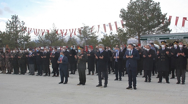 18 Mart Çanakkale Zaferi Erzincan'da törenle kutlandı