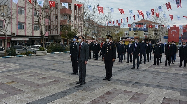 18 Mart Çanakkale Zaferinin 106. yıldönümü Manyas'ta kutlandı
