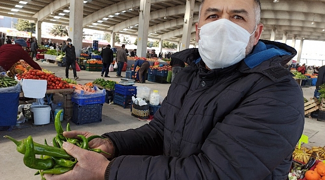 Afyonkarahisar'da pazarın zam şampiyonu 'biber' oldu