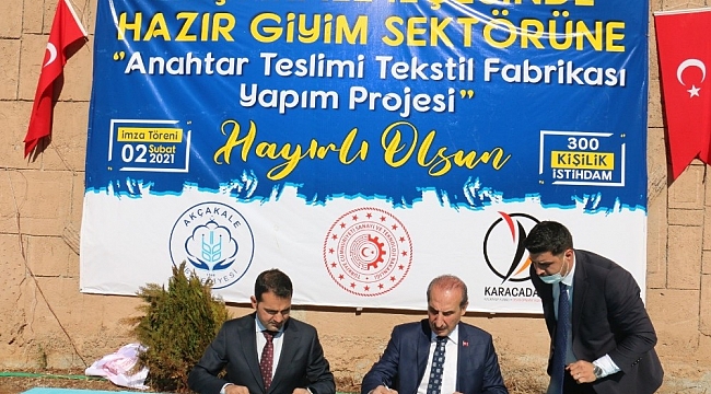 Akçakale'de fabrika için yatırımcı başvuruları başladı