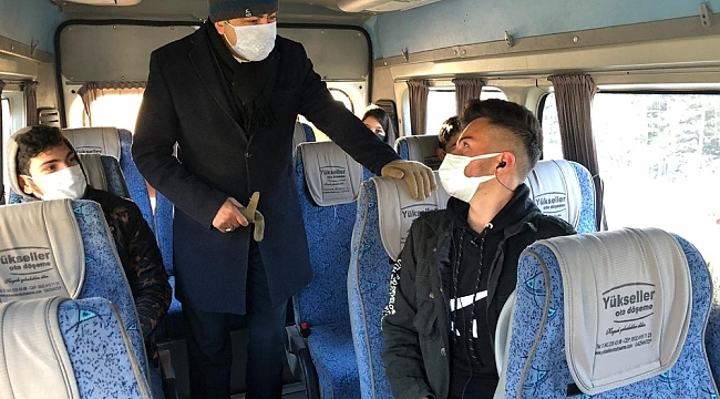 Akdağmadeni'nde Servis Araçları Denetlendi
