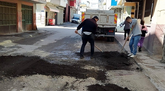 Akdeniz'de yol çalışmaları aralıksız sürüyor