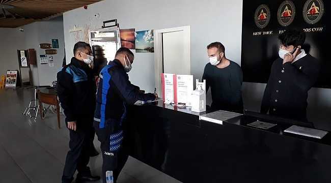 Aliağa'da otel ve konaklama tesislerine denetim