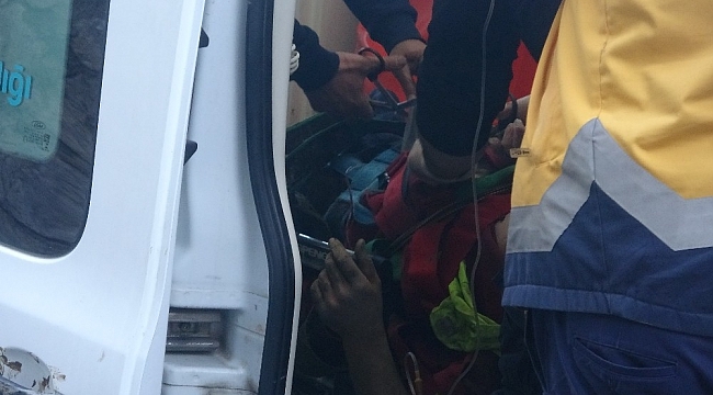 Alt yapı çalışmaları sırasında göçük: 1 yaralı