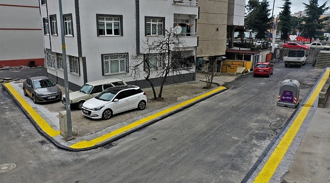 Altınordu'da sokak ve caddeler modern görünüme kavuşuyor