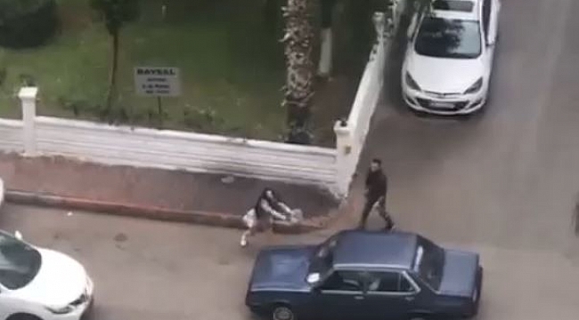 Antalya'da 'otomobilin suçu ne?' dedirten görüntü