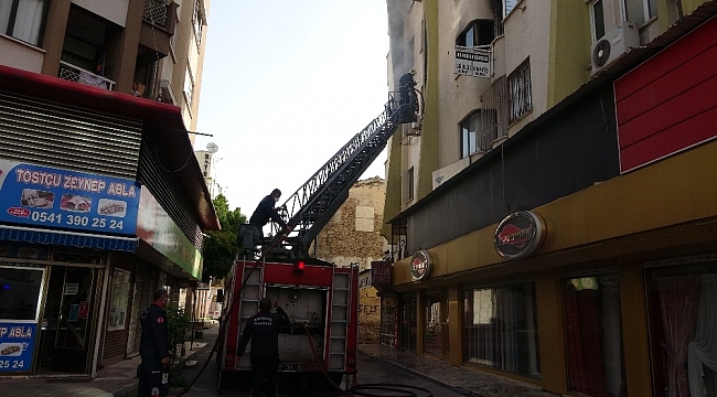 Antalya'da korkutan yangın