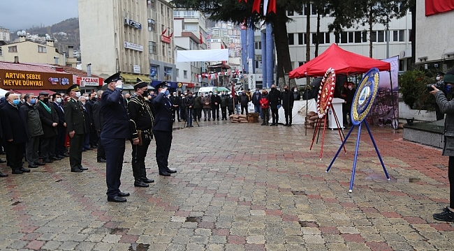 Artvin'de özel izinle kurtuluş bayramı kutlandı