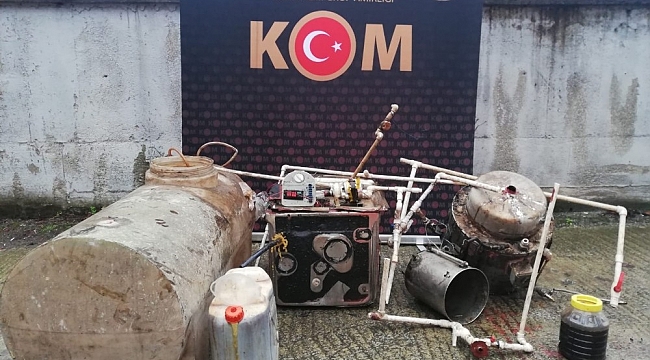 Artvin'de sahte içki operasyonu