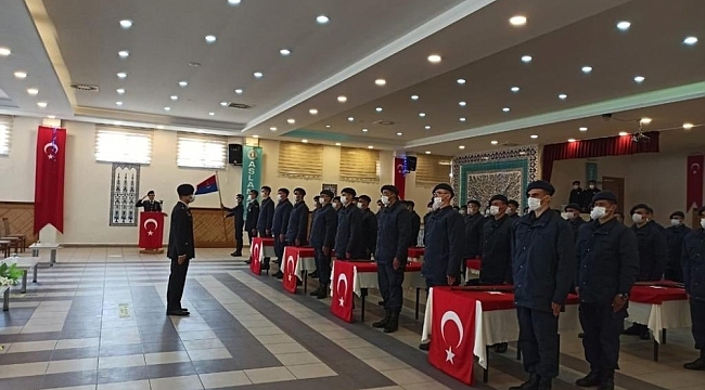 Aslanapa'da yemin töreni