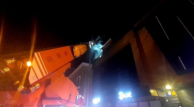 Ataşehir'de otel yangını
