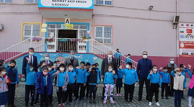Aydın'da öğrencilerin yüz yüze eğitim sevinci