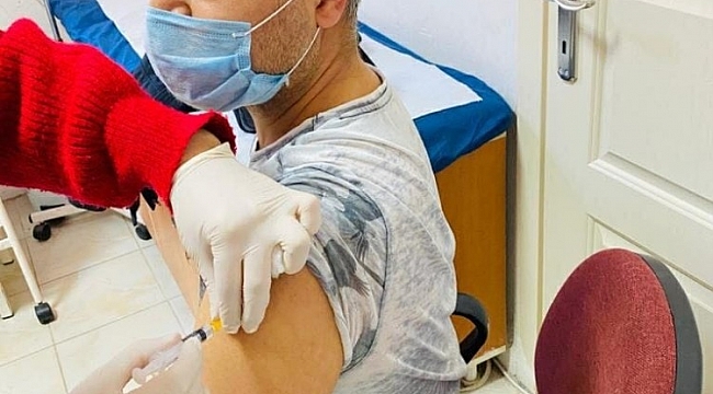 Aydın'da öğretmenler aşılanmaya devam ediyor