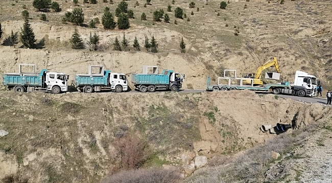 Aydoğdu'da menfez çalışması