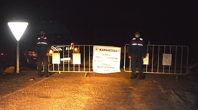 Ayvalık'ta iki kırsal mahalle karantina altına alındı