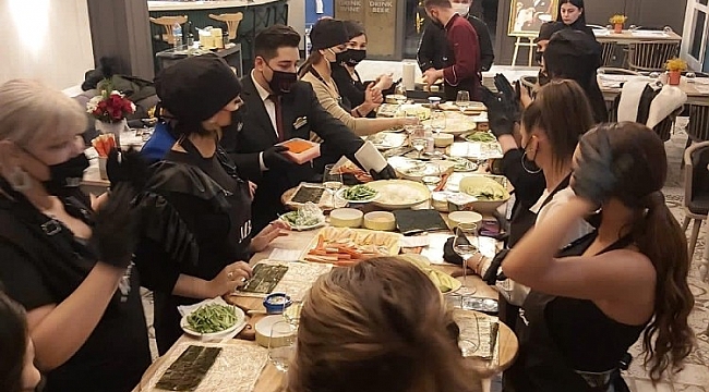 Balık şehri Trabzon'da ilk "Sushi Workshop" ilgi çekti