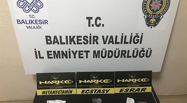 Balıkesir'de 9 şüpheliye uyuşturucu operasyonu
