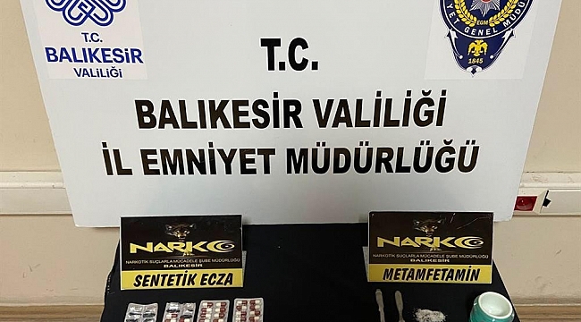Balıkesir'de polisten 15 uyuşturucu şüphelisine operasyon