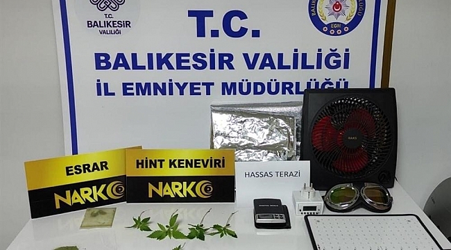 Balıkesir'de uyuşturucu operasyonunda 15 kişi yakalandı