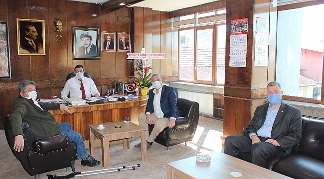 Bartın Sakatlar Derneğinden Kaya'ya tebrik ziyareti