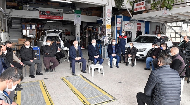 Başkan Başdeğirmen: "Esnafımızın daha rahat bir ortamda iş yapabilmelerini sağlayacağız"