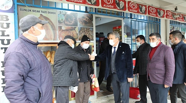 Başkan Çerçi Akmescit Mahallesi'nde esnaf ziyareti yaptı