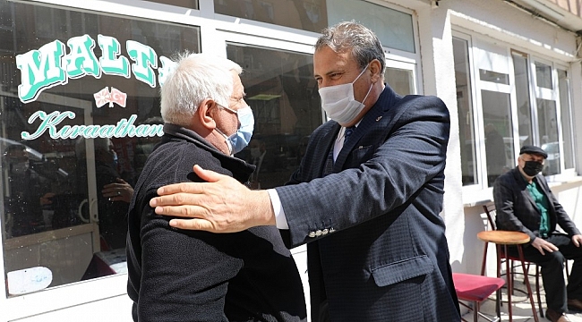 Başkan Çerçi, Ayn-i Ali ve Tevfikiye'de esnaf ziyareti yaptı