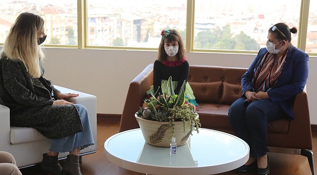 Başkan Çerçioğlu, piyano yeteneği Sagut'u ağırladı