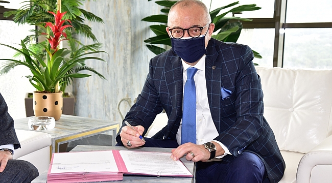 Başkan Ergün, maaş ve promosyonlar için protokol imzaladı