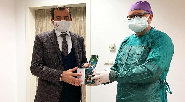 Başkan Işık, sağlık kahramanlarının gönlünü aldı