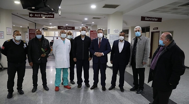 Başkan Palancıoğlu, sağlık çalışanlarını unutmadı