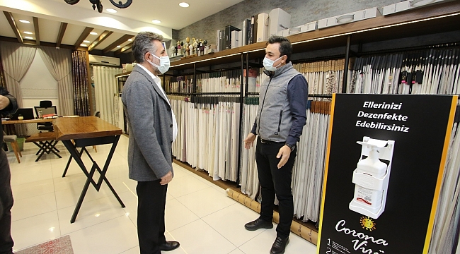 Başkan Sandal'dan esnafa 4.5 milyon liralık destek