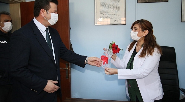 Başkan Soykan'dan kadınlar günü ziyareti