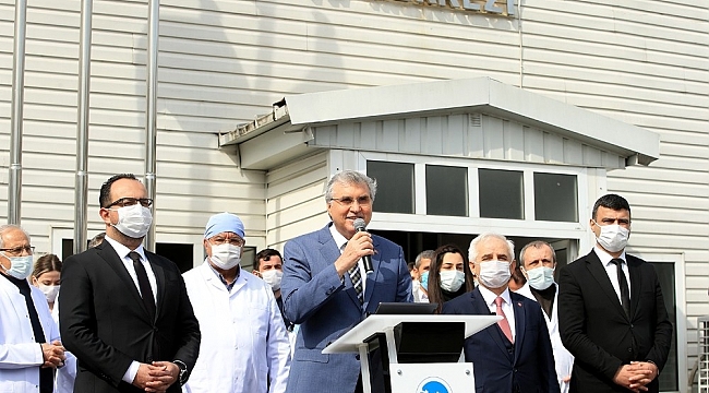 Başkan Yüce, sağlık çalışanlarıyla bir araya geldi