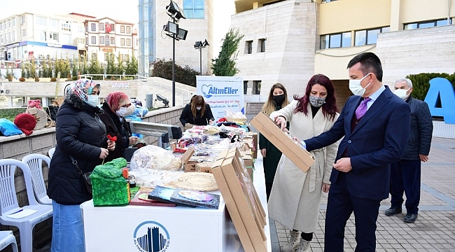 Başkent'te sevgi dolu kadınlar günü