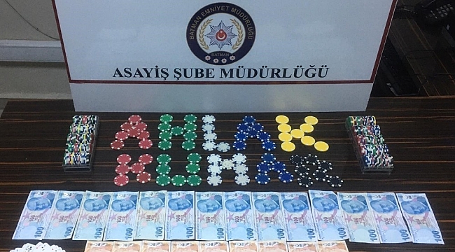 Batman'da kumar oynayan 10 kişiye 12 bin lira ceza