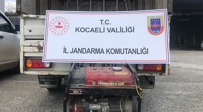 Baz istasyonundan jeneratör çalan hırsızlar JASAT'a yakalandı