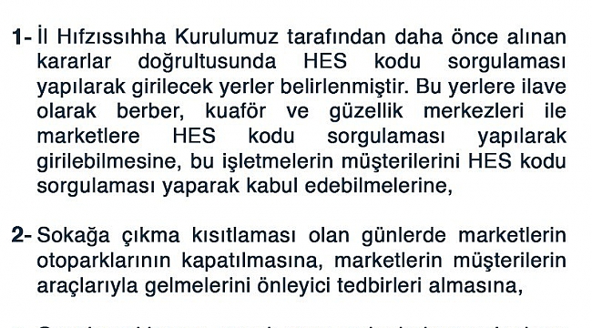 Berber, kuaför ve güzellik salonuna HES kodu