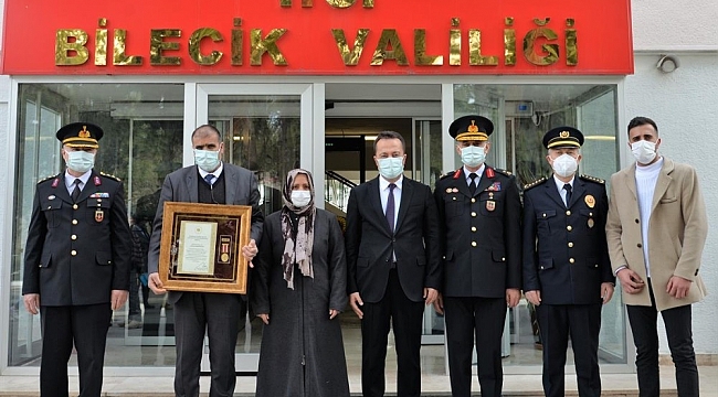 Bilecik'te devlet övünç madalyaları ve beratları törenle verildi