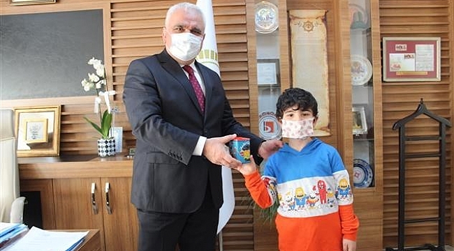 Bilecikli miniklerden İdlib'e destek