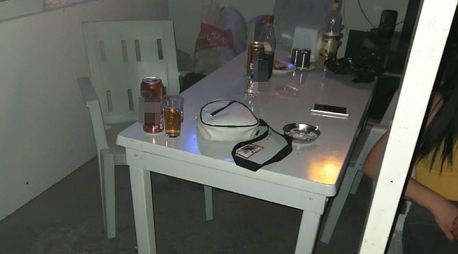 Birahane gibi faaliyet gösteren büfeye baskın