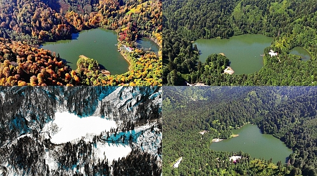 Borçka Karagöl'ün dört mevsim fotoğrafları büyülüyor