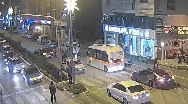 Bozüyük'teki trafik kazaları mobese kameralarında