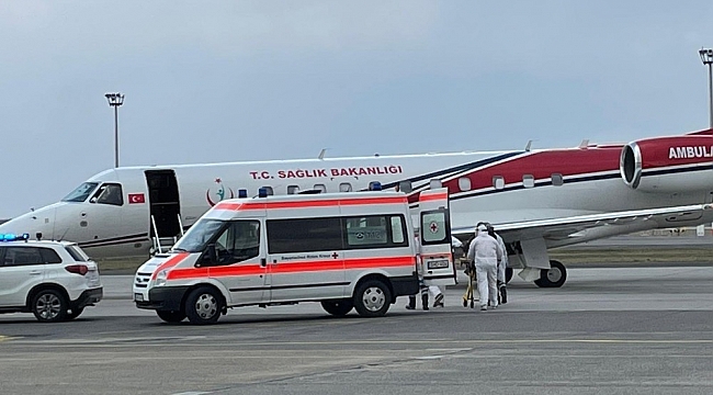 Budapeşte'de Covid-19'a yakalanan iş adamı Sağlık Bakanlığı tarafından Türkiye'ye getirildi