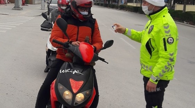 Burdur'da 17 araç sürücüsüne ceza