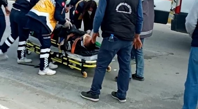 Burhaniye'de motosiklet kazasında iki kişi yaralandı