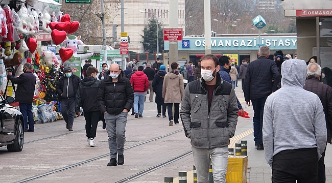 Bursa'da vaka sayıları artıyor